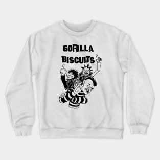 Punk Rock Man Of Gorilla Biscuits Crewneck Sweatshirt